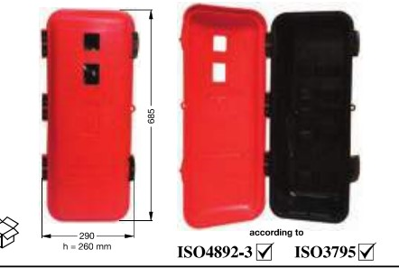 YANGIN SONDURUCU DOLABI 6-9 KG ISO 4892-2 ISO 3795 SERTPLAS